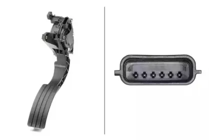 Датчик, положение педали акселератора HELLA купить