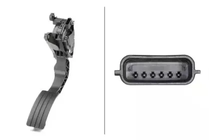 Датчик, положение педали акселератора HELLA купить