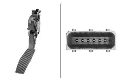 Датчик, положение педали акселератора HELLA купить