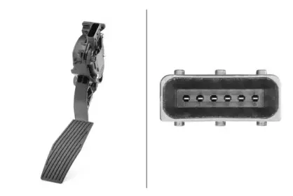 Датчик, положение педали акселератора HELLA купить