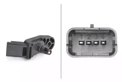 Датчик, давление наддува HELLA купить