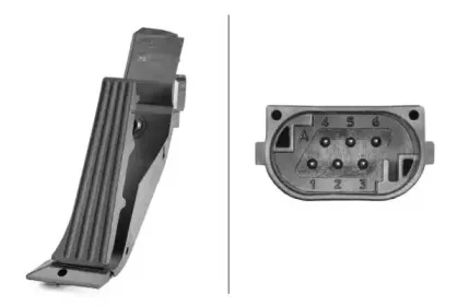 Датчик, положение педали акселератора HELLA купить