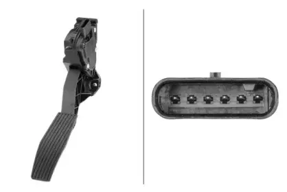 Датчик, положение педали акселератора HELLA купить