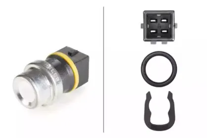 Датчик, температура охлаждающей жидкости HELLA купить