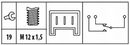 Выключатель фонаря сигнала торможения HELLA купить