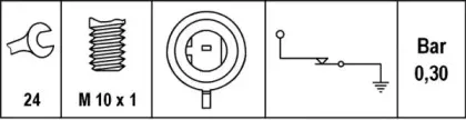 Датчик давления масла HELLA купить
