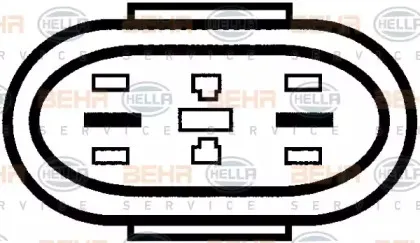 Вентилятор, охлаждение двигателя HELLA купить