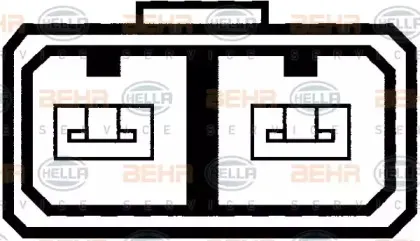 Вентилятор, конденсатор кондиционера HELLA купить