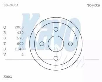 Тормозной барабан KAVO PARTS купить