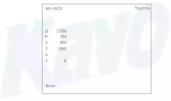 Тормозной барабан KAVO PARTS купить