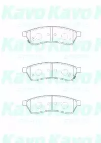 Комплект тормозных колодок, дисковый тормоз KAVO PARTS купить