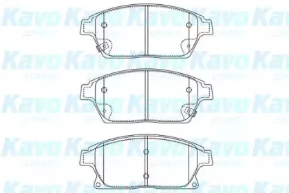 Комплект тормозных колодок, дисковый тормоз KAVO PARTS купить