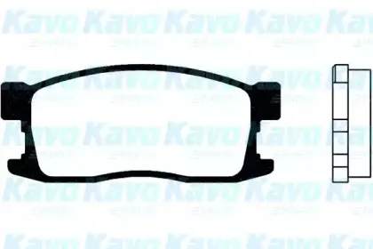 Комплект тормозных колодок, дисковый тормоз KAVO PARTS купить