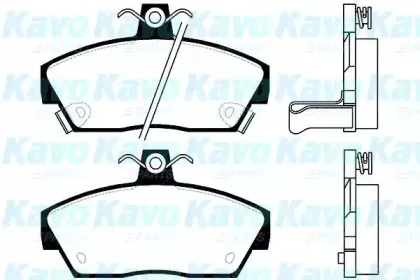 Комплект тормозных колодок, дисковый тормоз KAVO PARTS купить