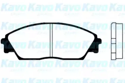Комплект тормозных колодок, дисковый тормоз KAVO PARTS купить