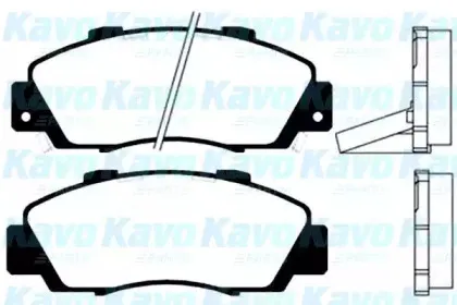 Комплект тормозных колодок, дисковый тормоз KAVO PARTS купить