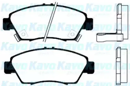 Комплект тормозных колодок, дисковый тормоз KAVO PARTS купить
