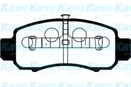 Комплект тормозных колодок, дисковый тормоз KAVO PARTS купить