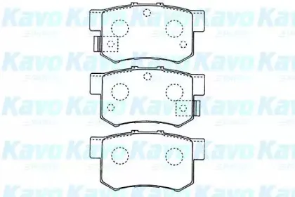 Комплект тормозных колодок, дисковый тормоз KAVO PARTS купить