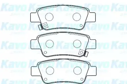 Комплект тормозных колодок, дисковый тормоз KAVO PARTS купить