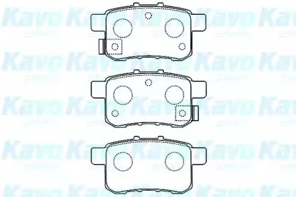 Комплект тормозных колодок, дисковый тормоз KAVO PARTS купить