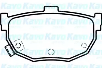 Комплект тормозных колодок, дисковый тормоз KAVO PARTS купить