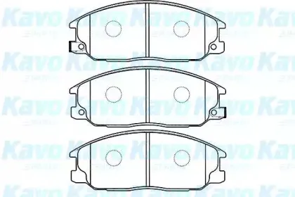 Комплект тормозных колодок, дисковый тормоз KAVO PARTS купить
