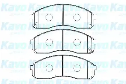 Комплект тормозных колодок, дисковый тормоз KAVO PARTS купить