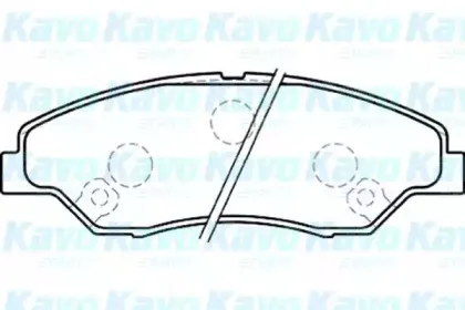 Комплект тормозных колодок, дисковый тормоз KAVO PARTS купить