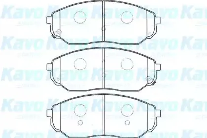 Комплект тормозных колодок, дисковый тормоз KAVO PARTS купить