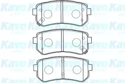 Комплект тормозных колодок, дисковый тормоз KAVO PARTS купить