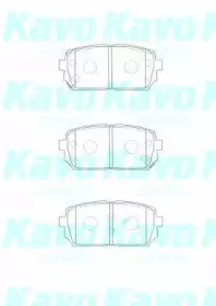 Комплект тормозных колодок, дисковый тормоз KAVO PARTS купить