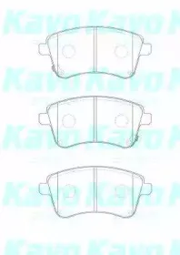Комплект тормозных колодок, дисковый тормоз KAVO PARTS купить