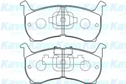 Комплект тормозных колодок, дисковый тормоз KAVO PARTS купить