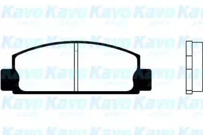 Комплект тормозных колодок, дисковый тормоз KAVO PARTS купить
