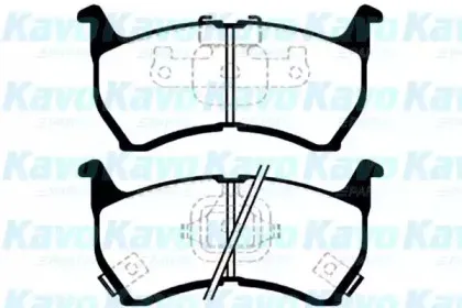 Комплект тормозных колодок, дисковый тормоз KAVO PARTS купить