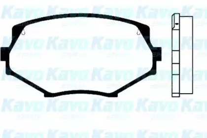 Комплект тормозных колодок, дисковый тормоз KAVO PARTS купить