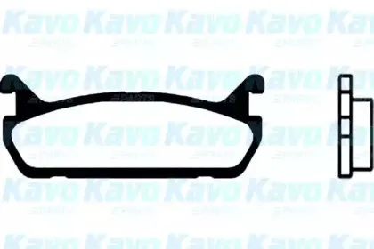 Комплект тормозных колодок, дисковый тормоз KAVO PARTS купить
