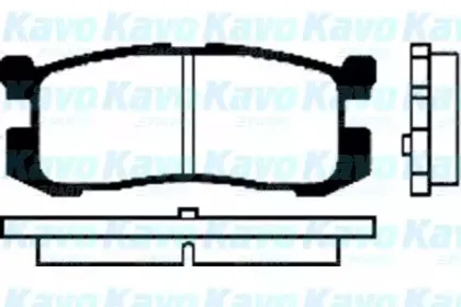 Комплект тормозных колодок, дисковый тормоз KAVO PARTS купить