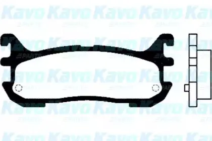 Комплект тормозных колодок, дисковый тормоз KAVO PARTS купить