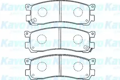 Комплект тормозных колодок, дисковый тормоз KAVO PARTS купить