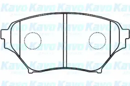 Комплект тормозных колодок, дисковый тормоз KAVO PARTS купить