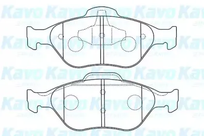 Комплект тормозных колодок, дисковый тормоз KAVO PARTS купить