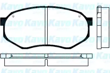 Комплект тормозных колодок, дисковый тормоз KAVO PARTS купить
