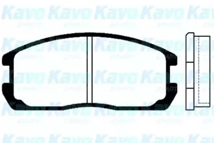 Комплект тормозных колодок, дисковый тормоз KAVO PARTS купить