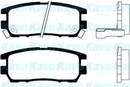 Комплект тормозных колодок, дисковый тормоз KAVO PARTS купить