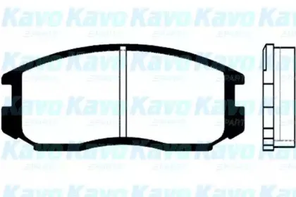 Комплект тормозных колодок, дисковый тормоз KAVO PARTS купить