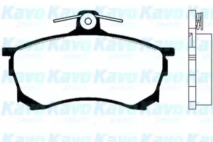 Комплект тормозных колодок, дисковый тормоз KAVO PARTS купить