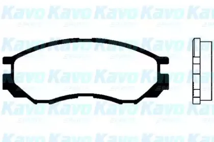 Комплект тормозных колодок, дисковый тормоз KAVO PARTS купить