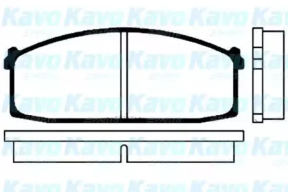 Комплект тормозных колодок, дисковый тормоз KAVO PARTS купить